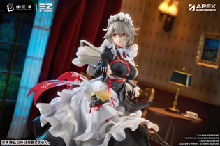 スカートの躍動感やスリットから覗く太ももがセクシー！『ゼンゼロ』よりメイド長「リナ」フィギュアが予約受付へ 画像