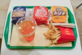 「ストリートファイター」×マクドナルド！ リュウ、春麗、ケンのバーガーは、味も包装紙のデザインも見どころ満載【試食会レポ】 画像