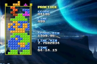 使用可能ミノ3色！『テトリス』でルイージを積み上げたスーパープレイ動画 画像