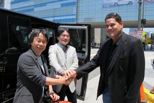【E3 2012】岩田社長＆宮本茂氏、ロスに到着 ― これからE3の準備進める 画像