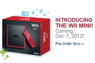 発売日は12月7日で決まり!?カナダの通販サイトにWii Mini登場 画像