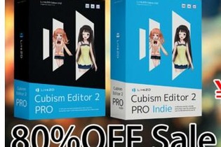 インディー向け『Live2D』が期間限定で80%OFFに！既購入者には『Cubism Editor 3 PRO』アップグレードを無料で 画像