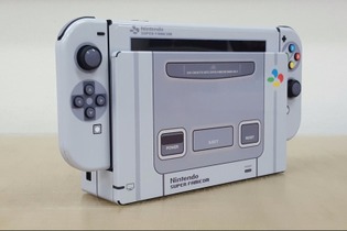 90年代の青春が蘇る…「スーファミ風ニンテンドースイッチ」を海外ゲーマーが制作 画像