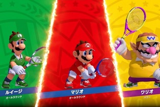 『マリオテニス エース』公式サイトが更新―ゲームモードやキャラタイプ情報、紹介映像などが公開 画像