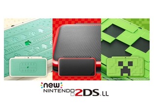 新たな「New 2DS LL」が3種登場！ 『Minecraft』『どうぶつの森』『マリオカート7』をモチーフに─DL版もプリインストール 画像