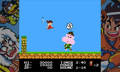 さまざまな敵を倒す懐かしのタイトル