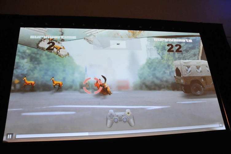 会場から笑いが巻き起こったシーン。まあ、わからなくはありませんが。