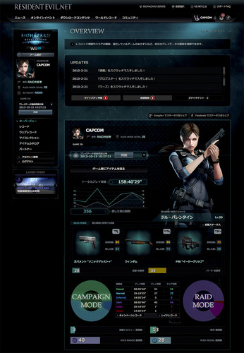 RE.NETページ（Wii U版）