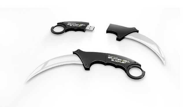 スプリンターセル ブラックリスト カランビットナイフ型USB