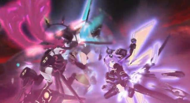 パープルハートとブラックハートの猛攻