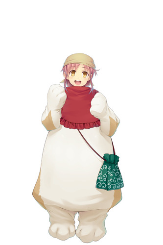 ハルカは着ぐるみの中に入る担当