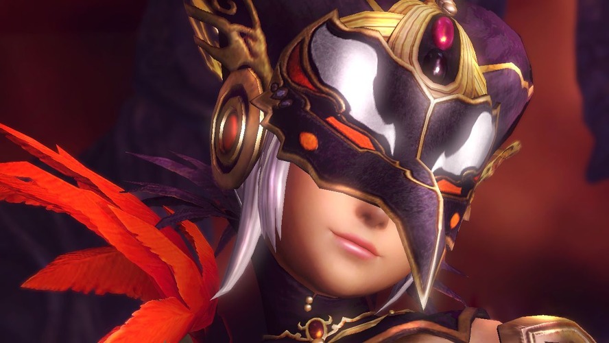 相手を挑発するように、不敵な笑みを浮かべるシア