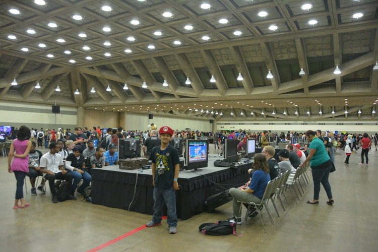 日本製ゲームの体験会場