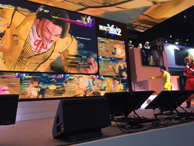 【TGS2016】『ドラゴンボール ゼノバース2』ステージレポ―ダンディ坂野がオリキャラでゲームに挑む！