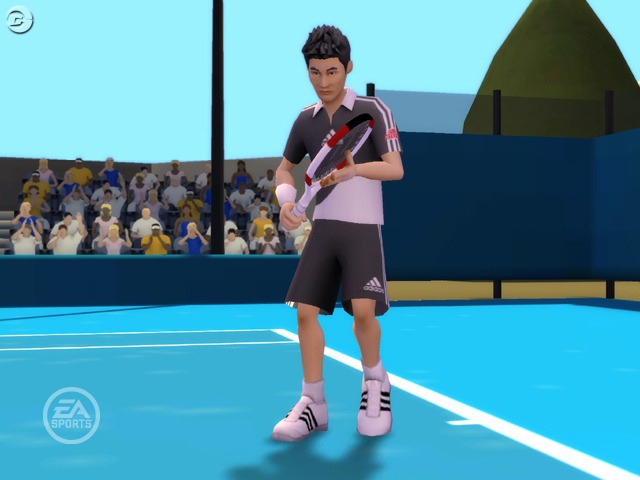 目印は錦織 圭選手 Wii Ea Sports グランドスラム テニス 今夏発売 全画面 インサイド