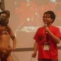 【TGS2009】謎の仮面をかぶった女戦士が登場！アクワイア『剣闘士』スペシャルステージ