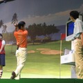 【CAPCOM Wii&DS新作タイトル発表会】井上和香さんと江連プロが『WE LOVE GOLF!』をプレイ!