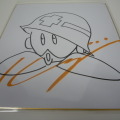 ロックマンの生みの親である稲船敬二さんが描いた色紙