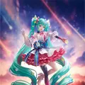 ツインテや衣装に散りばめられた星が綺麗！「初音ミク」エキスポ10周年記念イラストコンテストのキービジュアルフィギュアが再販