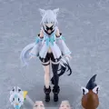 ホロライブ・ 白上フブキのアクションフィギュア「figma」が予約受付開始！オプションパーツにキャラクター「すこん部」「おるやんけ」付属