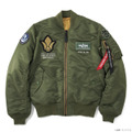 背中には“鉄華団マーク”！「機動戦士ガンダム 鉄血のオルフェンズ」より、「三日月・オーガス」モデルのフライトジャケットMA-1予約は11月7日13時から