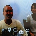 テレビ会議で参加したヘキサドライブの中山徹氏（プログラマー・画面左）