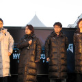 左から小島氏、新川氏、プロデューサーの是角有二氏(小島プロダクション)、稲葉敦志氏(プラチナゲームズ)