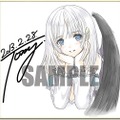 Tony直筆サイン入り キャラクターイラスト複製原画色紙