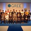 「GREE Platform Award 2012」を受賞した各社が勢ぞろい