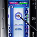 Wii U GamePad上に表示されたリンクに線を直接描いて、他プレイヤーと作戦を共有するカーリング