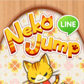 『LINE Neko Jump』タイトル画面