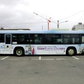 7月アニメ「有頂天家族」と「京まふ2013」のコラボラッピングバスが運行開始