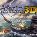 『WORLD CONQUEROR 3D』タイトル画面（上）