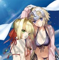 『Fate/EXTELLA』ワダアルコ描き下ろし店舗別特典イラスト公開、ネロやアルトリアの素肌が眩しい