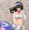 「デレマス」よりスタイル抜群な「鷺沢文香」水着フィギュアが登場、“紺碧の境界”衣装で立体化