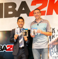 『NBA 2K19』発売記念PRイベントを元サッカー日本代表の前園氏がバスケットボールケーキでお祝い！