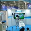 【WHF 2009夏】『Wii Sports Resort』一色の任天堂ブース・・・ブルーのリモコンも確認！