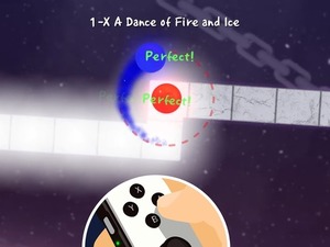 スイッチ版『A Dance of Fire and Ice』2024年秋配信決定！1ボタンで遊べる奥深リズムゲーム 画像