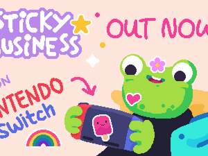 ステッカーをデザインして販売しよう『Sticky Business』国内スイッチ版が配信開始！【Indie World 2024.4.17】 画像