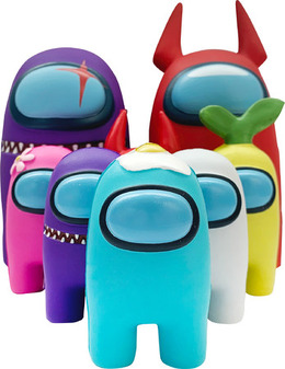 『Among Us』クルーもインポスターも握りつぶせる柔らかさ！可愛らしいスクイーズフィギュアが7月15日発売