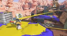 『スプラトゥーン3』新サブウェポン「ラインマーカー」公開！遠くまで一直線に攻撃、触れた相手をマーキング