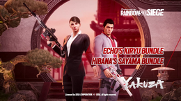 「誓って殺しはやってません」桐生一馬、参戦！『レインボーシックス シージ』×『龍が如く』コラボスキンまもなく販売！