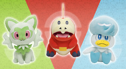 『ポケモン スカーレット・バイオレット』「ニャオハ」「ホゲータ」「クワッス」の等身大ぬいぐるみ、発売開始！