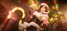 『FF7』クリスマス衣装のティファが可愛い!人気イラストレーター「はんくり」先生がファンアートを投稿