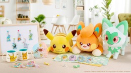 ピカチュウ、ニャオハの限定ぬいぐるみが可愛い！『ポケモン』と「ナムコ」のコラボキャンペーンが2月22日より開催