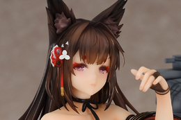 肉感たっぷりな太ももに見とれる!『アズレン』より水着姿の「天城」がフィギュア化―クリア素材使った“水着ヴェールの透け感”をお見事