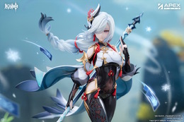 ボディラインくっきりな修行服に、シースルーから覗くオヘソもセクシー！『原神』より「申鶴」1/7スケールフィギュアが公開