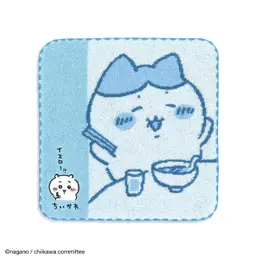 「ちいかわ」2枚を並べると1つの絵になる!ラーメンを食べるハチワレ&シーサーなど、新作タオルハンカチ全6種が7月18日発売