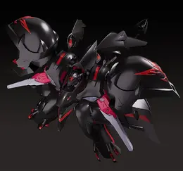 「機動戦艦ナデシコ」より漆黒の機体「ブラックサレナ」プラモが再販!差し替えなしで「エステバリス」の内蔵ギミックまで再現された豪華仕様