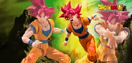 「ドラゴンボール超」より「超サイヤ人ゴッド孫悟空」アクションフィギュア2種が店頭予約開始！表情パーツで様々なシーンを演出
